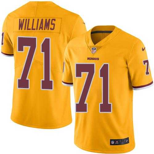 Nike Men & Women & Youth Redskins 71 Trent Williams Gold Color Rush Limited Jersey,We sell and wholesale Nike Men & Women & Youth Redskins 71 Trent Williams Gold Color Rush Limited Jersey on line form chian!